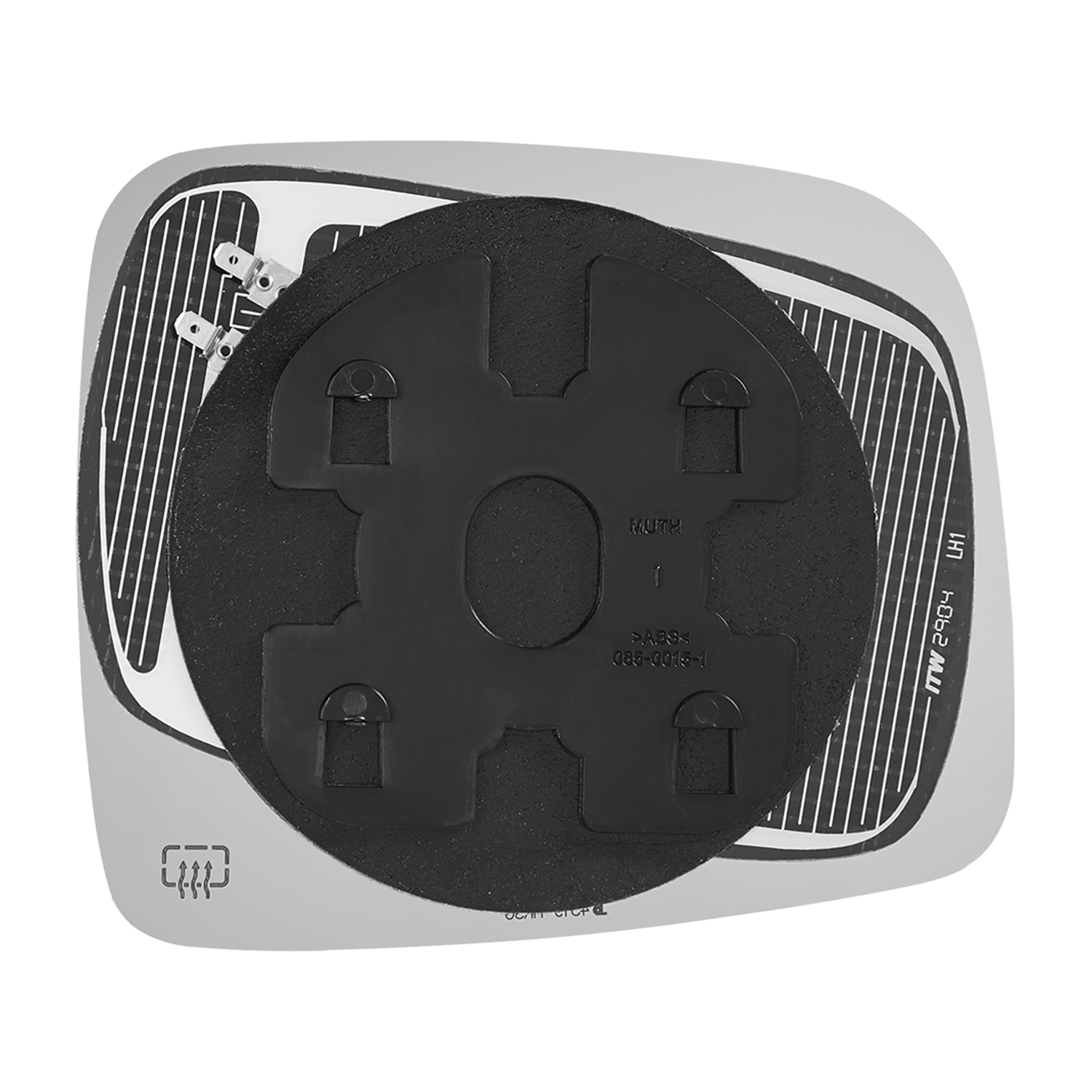 SIDE VIEW MIRROR HEATED W MOUNT